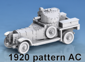 1:100 Scale - 1920 Pattern Armoured Car - RAF Turret